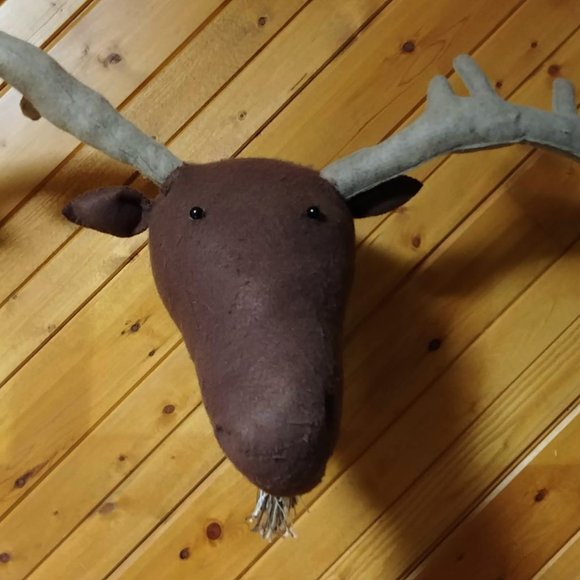 Fabric Moose Head - Picture 3 of 7